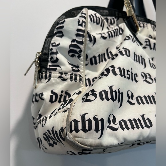 Lesportsac/LAMB love Angel music baby by Gwen Stefani classic style duffle bag - Picture 3 of 10